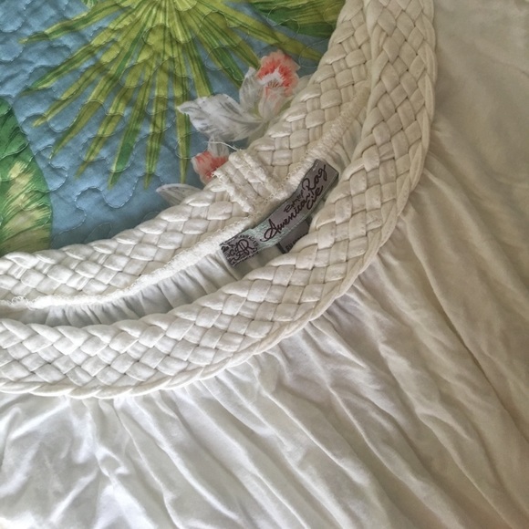 American Rag ivory blouse size small - Picture 2 of 2